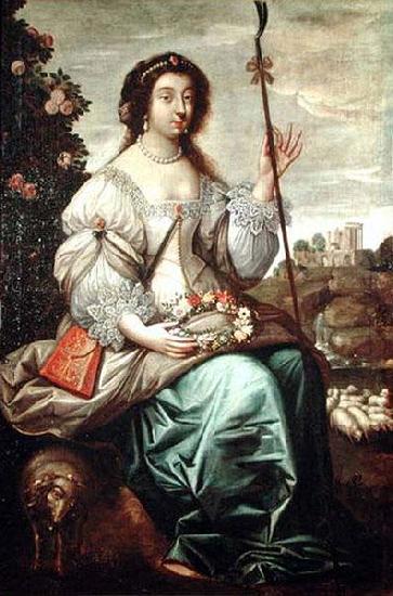 Claude Deruet Portrait of Julie d'Angennes, duchesse de Montausier oil painting picture